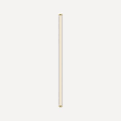 Robern Tenor Tenor Lighting, Sconce, 1-3/8" x 36" x 2", Fluted, Brass, Dimmable, Warm White (3000K)