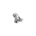 Delta Universal Showering Components U5002 Pin Mount Swivel Connector for Hand Shower - Chrome