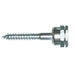 Wal-rich Corporation 2440002 1/4" x 2" Straight Sammy Screw for Wood used with 3/8" Threaded Rod