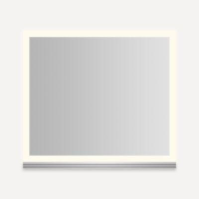 Robern Uplift Tech Cabinet, 30" x 27" x 6", Perimeter Lit, Warm White (2700K), Dimmable, Electric Upgrade: Interior Lighting, Electrical Outlets, USB Charging Ports