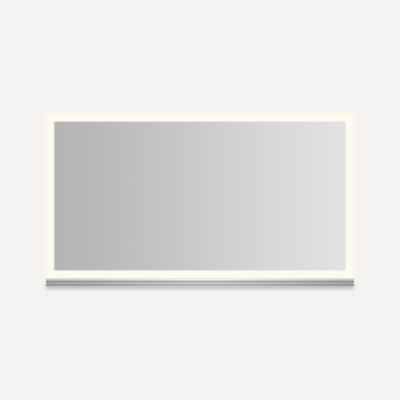 Robern Uplift Tech Cabinet, 48" x 27" x 6", Perimeter Lit, Warm White (2700K), Dimmable, Electric Upgrade: Interior Lighting, Electrical Outlets, USB Charging Ports