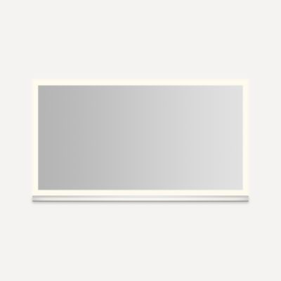 Robern Uplift Tech Cabinet, 48" x 27" x 6", Perimeter Lit, Warm White (2700K), Dimmable, Electric+ Upgrade: Interior Lighting, Electrical Outlets, USB Charging Ports, Night Light, Defogger
