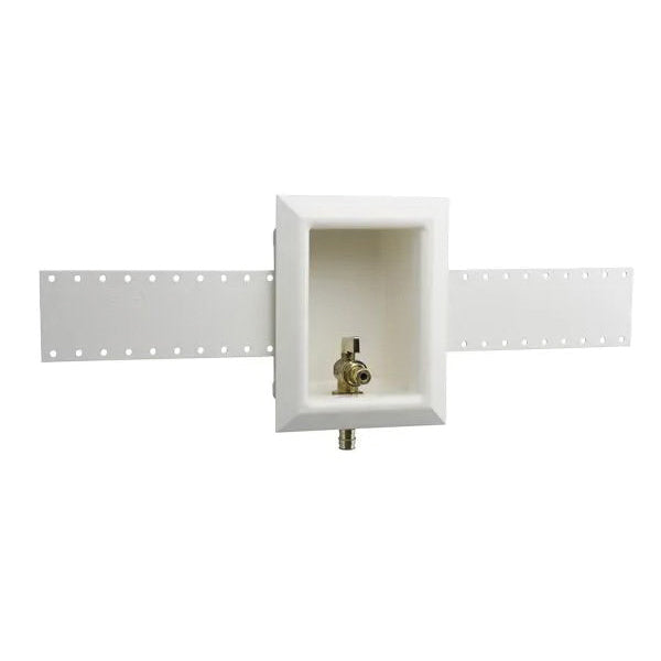 Uponor LF5955025 Ice Maker Box With Support Bracket, 1/2 x 1/4 in Connection, ProPEX x Compression Connection