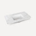 Quartz Stone Vanity Top, 36" x 1-1/8" x 23", Center Undercounter Sink, Three Hole, For Helden