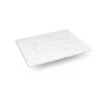 Robern Engineered Stone Top Quartz Stone Vanity Top, 25" x 3/4" x 19", Dry Top
