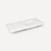 Robern Engineered Stone Top Quartz Stone Vanity Top, 49" x 3/4" x 22", Right Offset Undercounter Sink, Single Hole