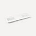 Quartz Stone Vanity Top, 61" x 3/4" x 22", Double Undercounter Sink, Three Hole