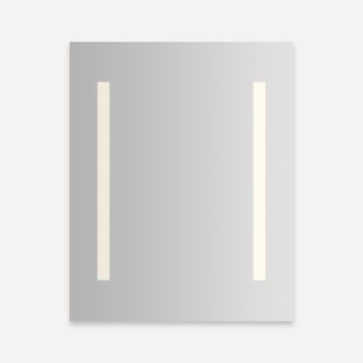 Robern Vitality Lighted Cabinet, 24" x 30" x 4", Columnn Light Pattern, Soft White (3000K), Dimmable, Electrical Outlet, Right Hinge