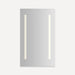 Robern Vitality Lighted Cabinet, 24" x 40" x 4", Columnn Light Pattern, Soft White (3000K), Dimmable, Electrical Outlet, Left Hinge