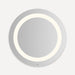 Robern Vitality Lighted Mirror, 30" Round, Inset Light Pattern, Warm White (3000K), Dimmable, Defogger