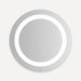 Robern Vitality Lighted Mirror, 30" Round, Inset Light Pattern, Cool White (4000K), Dimmable, Defogger