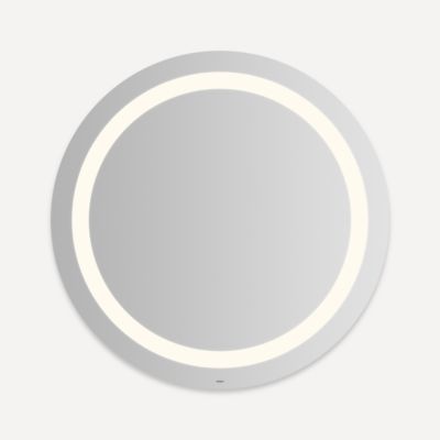 Robern Vitality Lighted Mirror, 40" Round, Inset Light Pattern, Warm White (3000K), Dimmable, Defogger