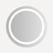 Robern Vitality Lighted Mirror, 40" Round, Inset Light Pattern, Cool White (4000K), Dimmable, Defogger