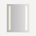 Robern Vitality Lighted Mirror, 24" x 30" x 1-3/4", Column Light Pattern, Warm White (3000K), Dimmable, Defogger
