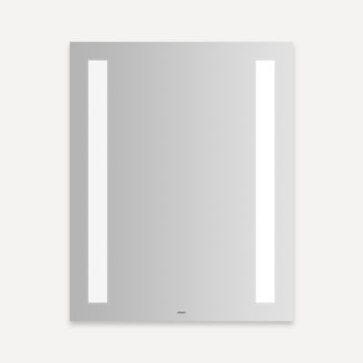Robern Vitality Lighted Mirror, 24" x 30" x 1-3/4", Column Light Pattern, Cool White (4000K), Dimmable, Defogger