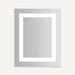 Robern Vitality Lighted Mirror, 24" x 30" x 1-3/4", Inset Light Pattern, Cool White (4000K), Dimmable, Defogger