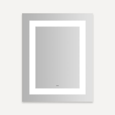 Robern Vitality Lighted Mirror, 24" x 30" x 1-3/4", Inset Light Pattern, Cool White (4000K), Dimmable, Defogger