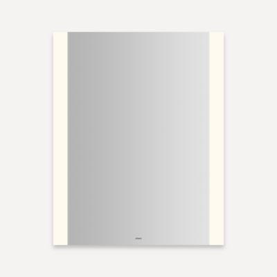 Robern Vitality Lighted Mirror, 24" x 30" x 1-3/4", Edge Lit Light Pattern, Warm White (3000K), Dimmable, Defogger