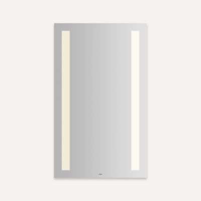 Robern Vitality Lighted Mirror, 24" x 40" x 1-3/4", Column Light Pattern, Warm White (3000K), Dimmable, Defogger