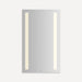 Robern Vitality Lighted Mirror, 24" x 40" x 1-3/4", Column Light Pattern, Warm White (3000K), Dimmable, Defogger