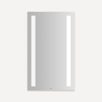 Robern Vitality Lighted Mirror, 24" x 40" x 1-3/4", Column Light Pattern, Cool White (4000K), Dimmable, Defogger