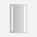 Robern Vitality Lighted Mirror, 24" x 40" x 1-3/4", Column Light Pattern, Cool White (4000K), Dimmable, Defogger