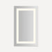 Robern Vitality Lighted Mirror, 24" x 40" x 1-3/4", Inset Light Pattern, Warm White (3000K), Defogger