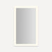 Robern Vitality Lighted Mirror, 24" x 40" x 1-3/4", Perimeter Light Pattern, Warm White (3000K), Dimmable, Defogger