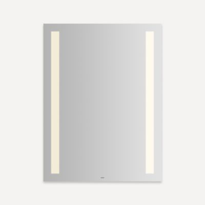 Robern Vitality Lighted Mirror, 30" x 40" x 1-3/4", Column Light Pattern, Warm White (3000K), Dimmable, Defogger
