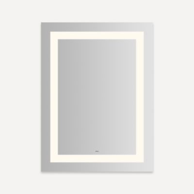 Robern Vitality Lighted Mirror, 30" x 40" x 1-3/4", Inset Light Pattern, Warm White (3000K), Dimmable, Defogger