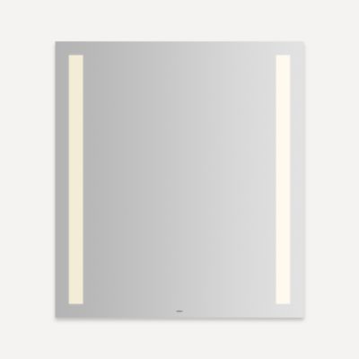 Robern Vitality Lighted Mirror, 36" x 40" x 1-3/4", Column Light Pattern, Warm White (3000K), Dimmable, Defogger