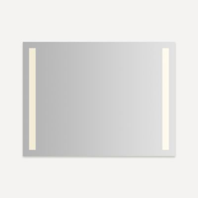 Robern Vitality Lighted Mirror, 48" x 36" x 1-3/4", Column Light Pattern, Warm White (3000K), Dimmable, Defogger, Flippable