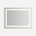 Robern Vitality Lighted Mirror, 48" x 36" x 1-3/4", Inset Light Pattern, Warm White (3000K), Dimmable, Defogger, Flippable