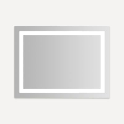 Robern Vitality Lighted Mirror, 48" x 36" x 1-3/4", Inset Light Pattern, Cool White (4000K), Dimmable, Defogger, Flippable