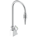 Commercial W66 Series Single Handle Water W6600 Single Handle Deck-mount Water Faucet - Chrome