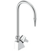 Commercial W66 Series Single Handle Water W6600 Single Handle Deck-mount Water Faucet - Chrome