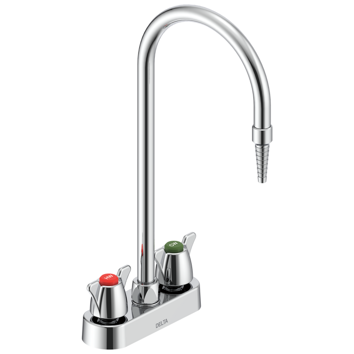 Delta W6720 Commercial Two Handle 4" Deck Mount Laboratory Mixing Faucet