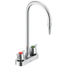 Commercial W67 Series Mixing Faucet W6720 Two Handle 4 In Deck-mount Laboratory Mixing Faucet