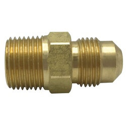 Wal-rich Corporation 2003016 3/8"OD Brass Flare x 1/4" MPT Adapter (Less Nut)