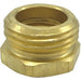 Wal-rich Corporation 4610014 3/4" Brass MHT x 1/2" FPT Hose Adapter