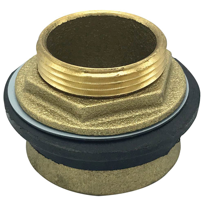 Wal-rich Corporation 1309004 Closet Spud, 2 x 1-1/2 in, Brass