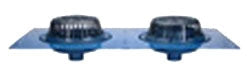 Zurn P163-DP-USA Combination Main Roof And Overflow Drain Deck Plate
