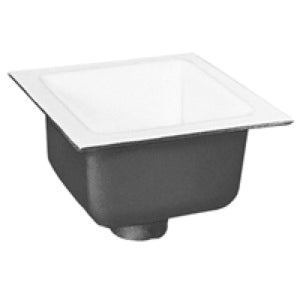 Zurn FD2375-NH3 Floor Sink, Fits Pipe Size: 3 in, No-Hub Connection, Cast Iron/Plastic, 6 in Sump Depth