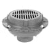 Zurn Z550-3NH 9" Diameter Medium-Duty Drain - 3" No Hub Connection