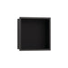 hansgrohe XtraStoris Individual Wall Niche Matte Black with Design Frame 12"x 12"x 4"