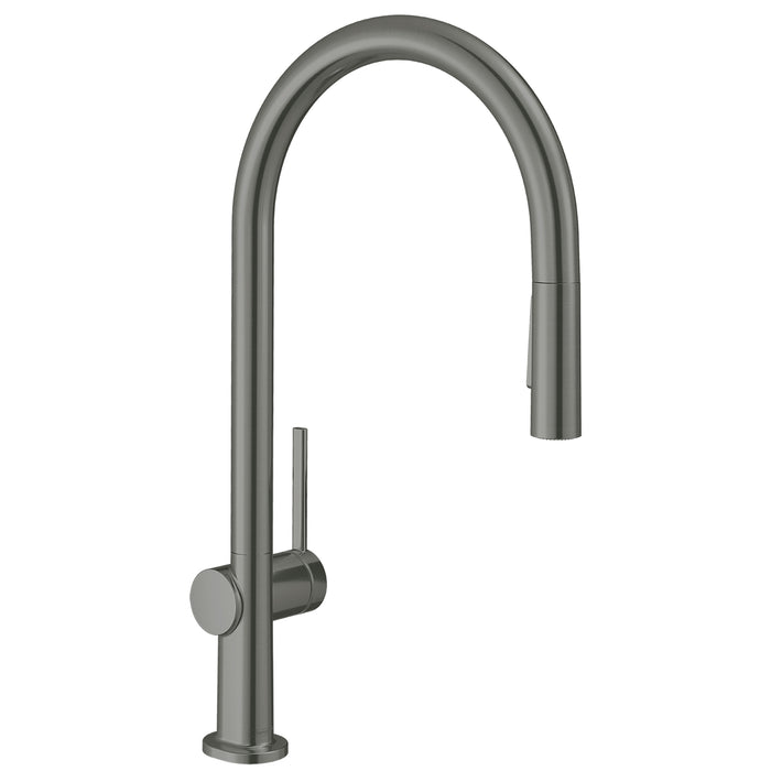 hansgrohe Talis N HighArc Kitchen Faucet, O-Style, 2-Spray Pull-Down, 1.75 GPM