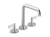 Kallista P21802-LV One Dm Bath Set, Tall Spout, Lever
