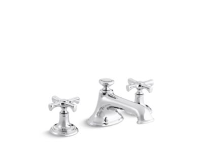Kallista P24601-CR Bellis Basin Set, Cross, Noble Spout