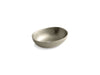 Kallista P72061-00 Obidos Elliptical White Bronze Vessel