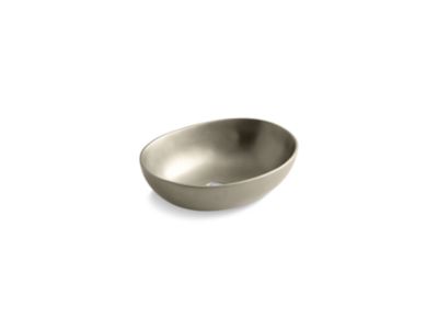 Kallista P72061-00 Obidos Elliptical White Bronze Vessel